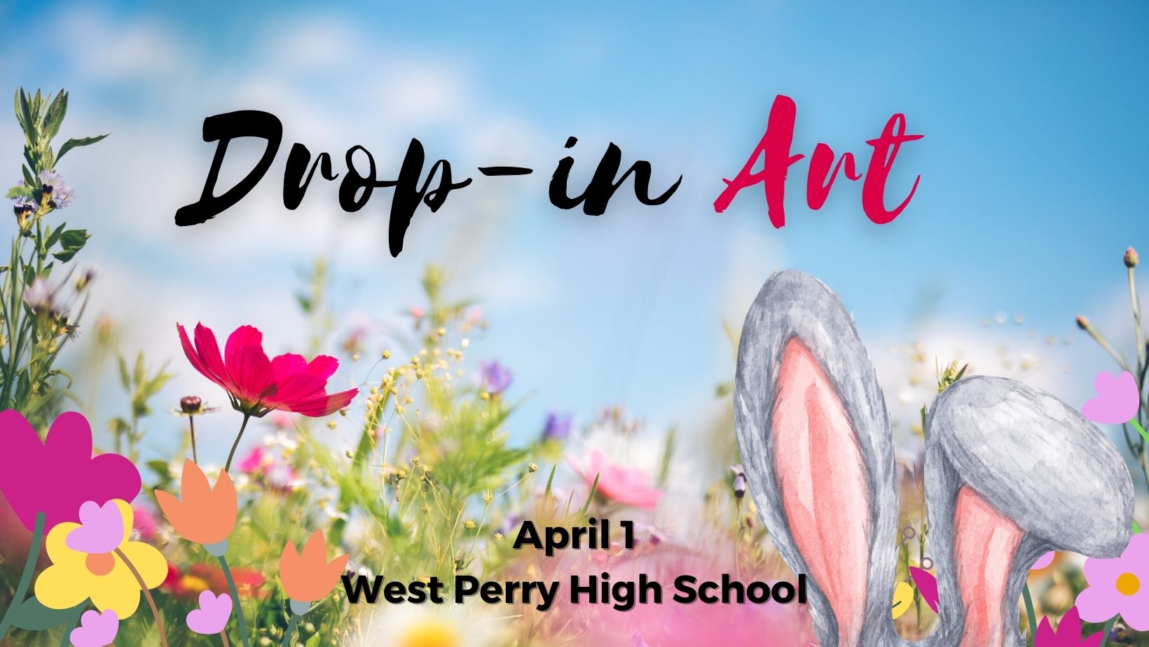 April DropIn Art at Youth Art Day, West Perry High School Perry