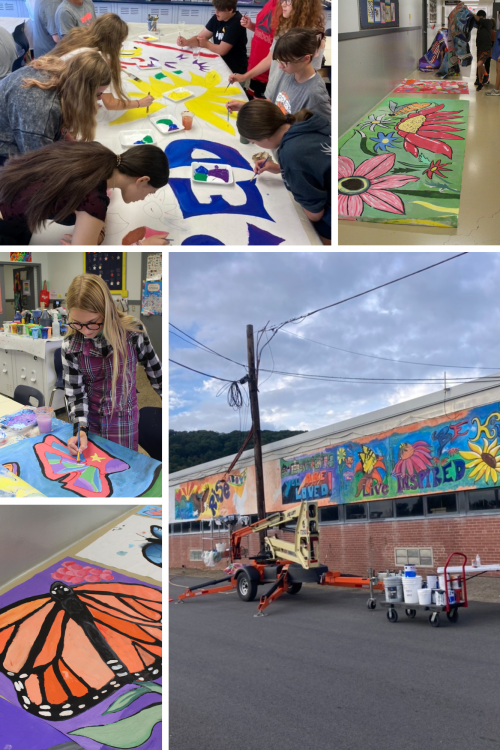 Katie Trainer collage from Danville Middle School September 2023