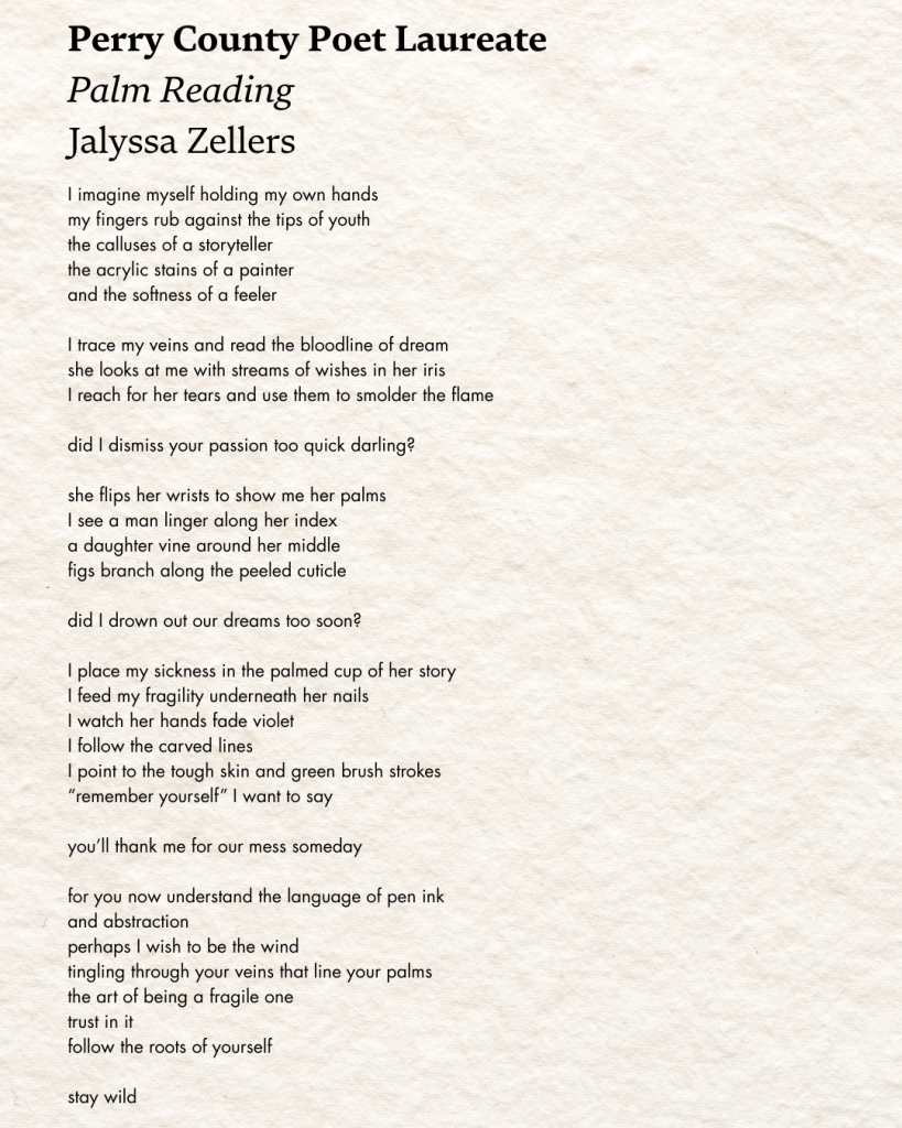 Poet_Laureate_Palm Reading, Jalyssa Zellers