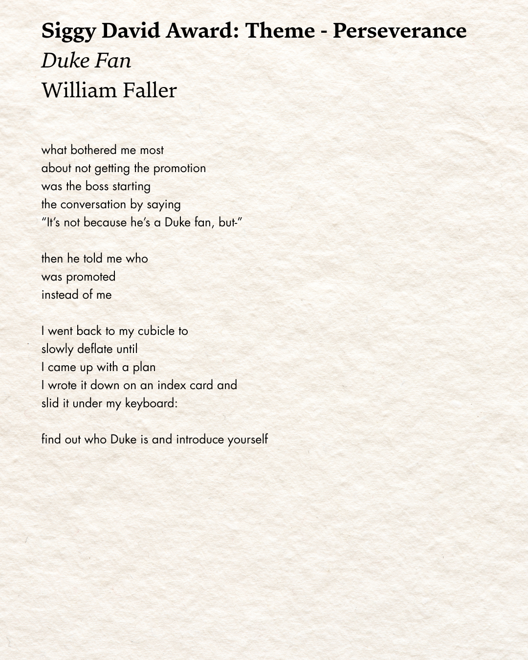 Poetic Excellence Awards – Perry County Council of the Arts