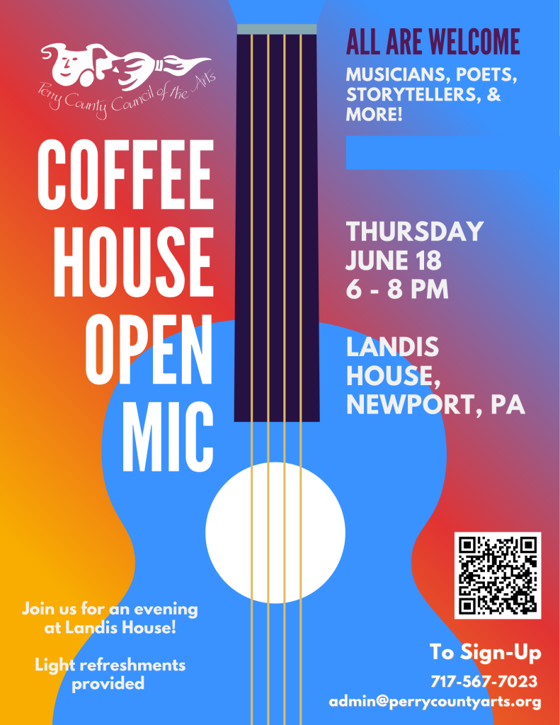 Open Mic Landis House June 18, 2026