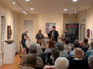 Ensemble du Bout du Monde performing for PCCA members in 2025.